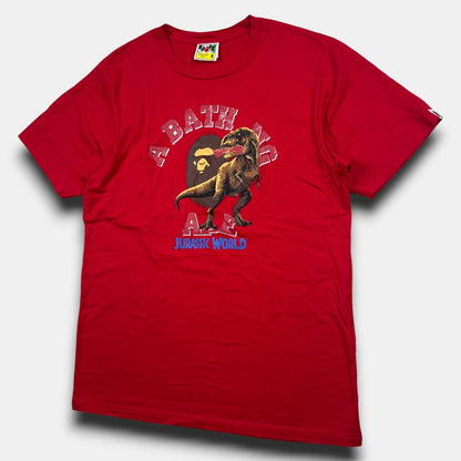 Bape jurrasic world tee red - Medium