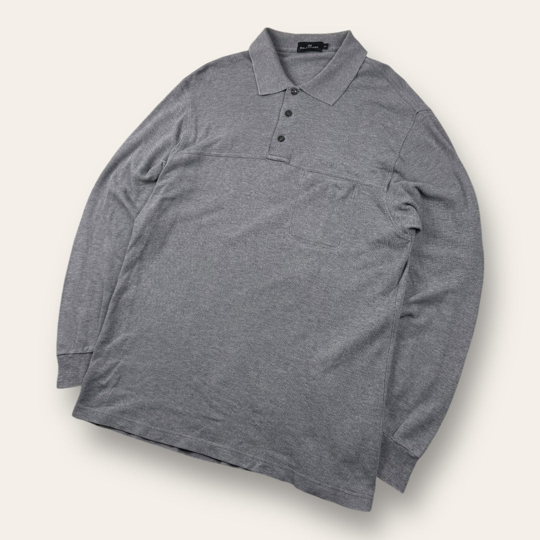 Balenciaga L/S polo grey - Large