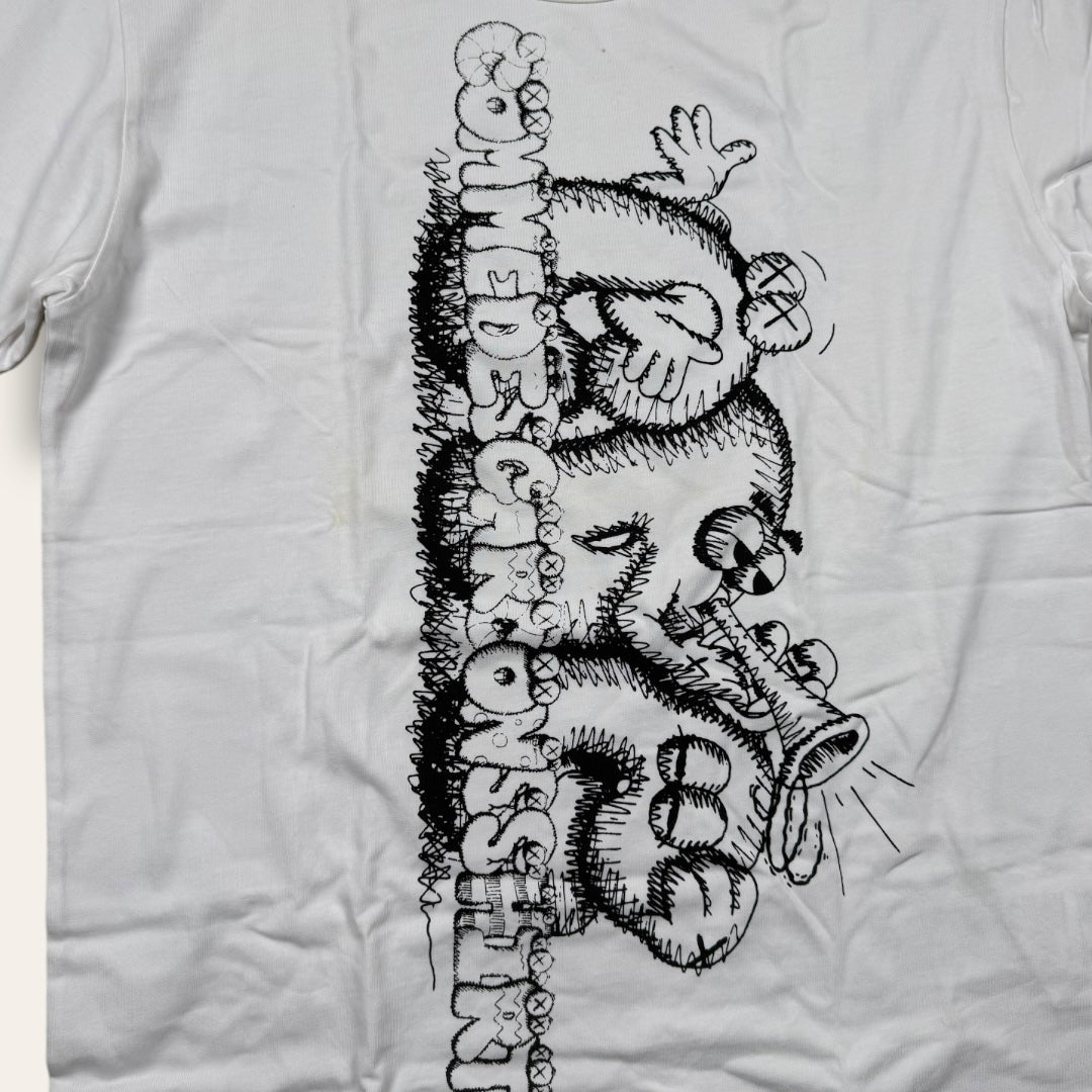 Cdg tee white/black - Large