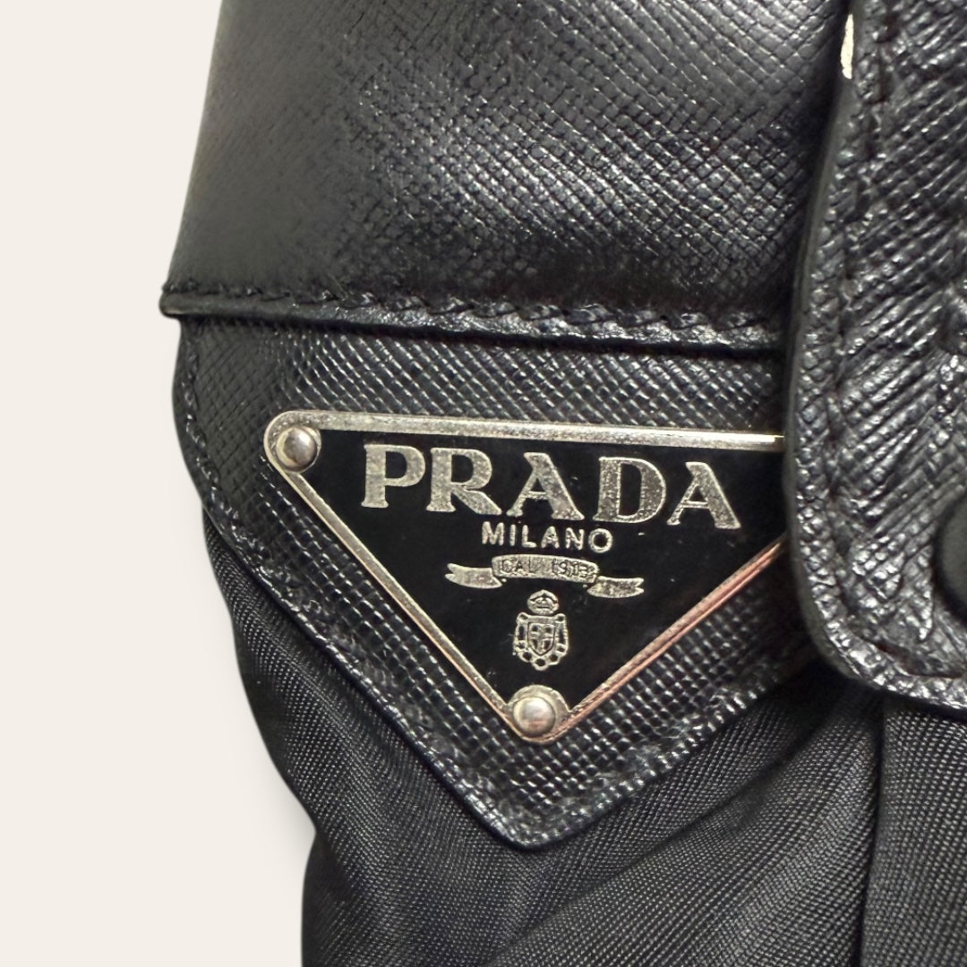Prada business bag black