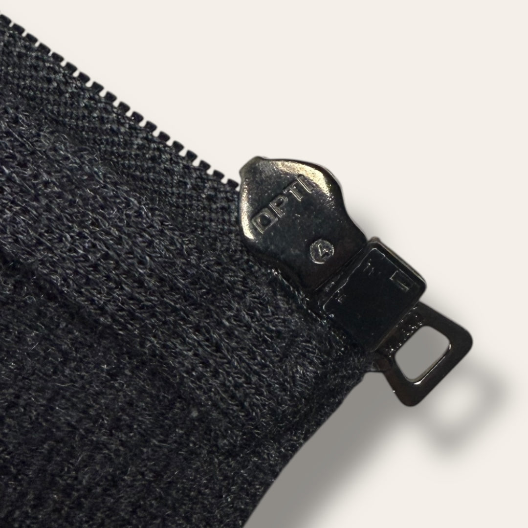 Prada black label zip-up vest black - Small