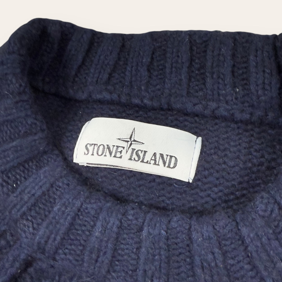 Stone Island knitted sweater navy - Medium