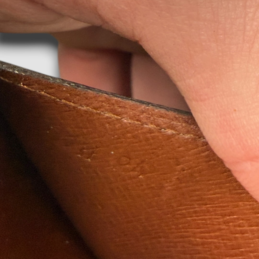 Louis Vuitton zip wallet brown