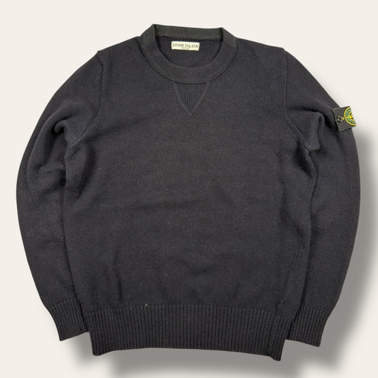Stone island wool sweater navy - Large