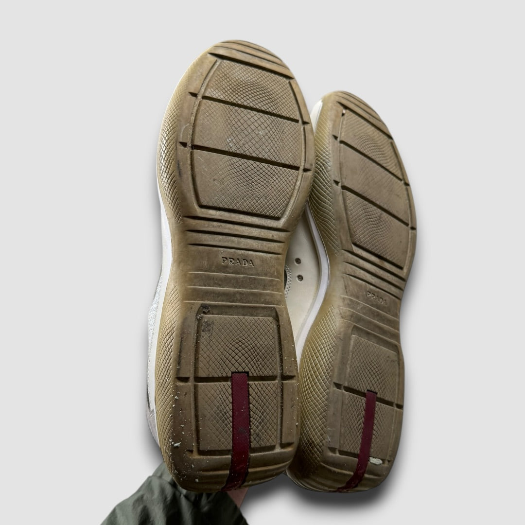 Prada american cups beige/white - 46