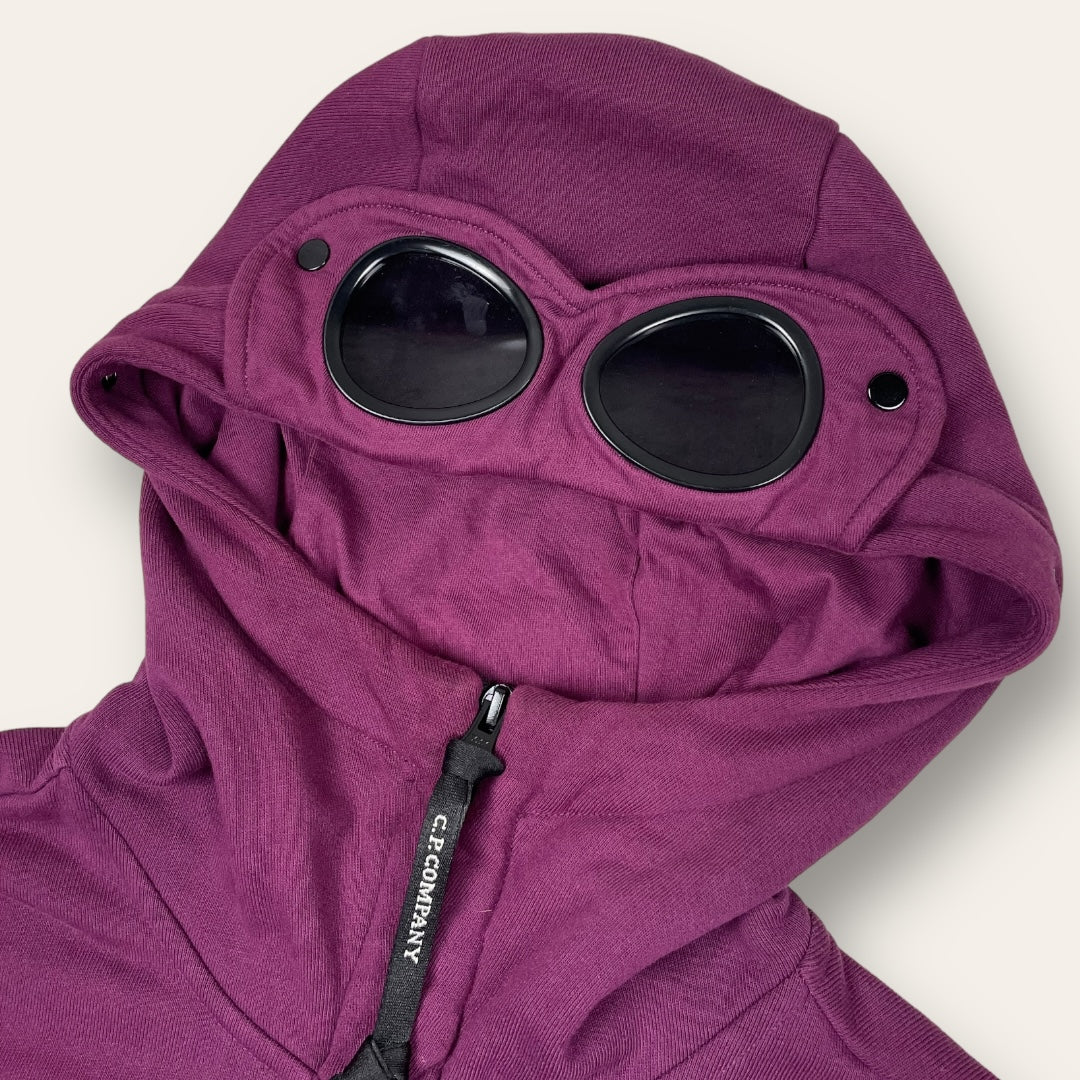 C.P. Company zip-up goggle hoodie purple - Small