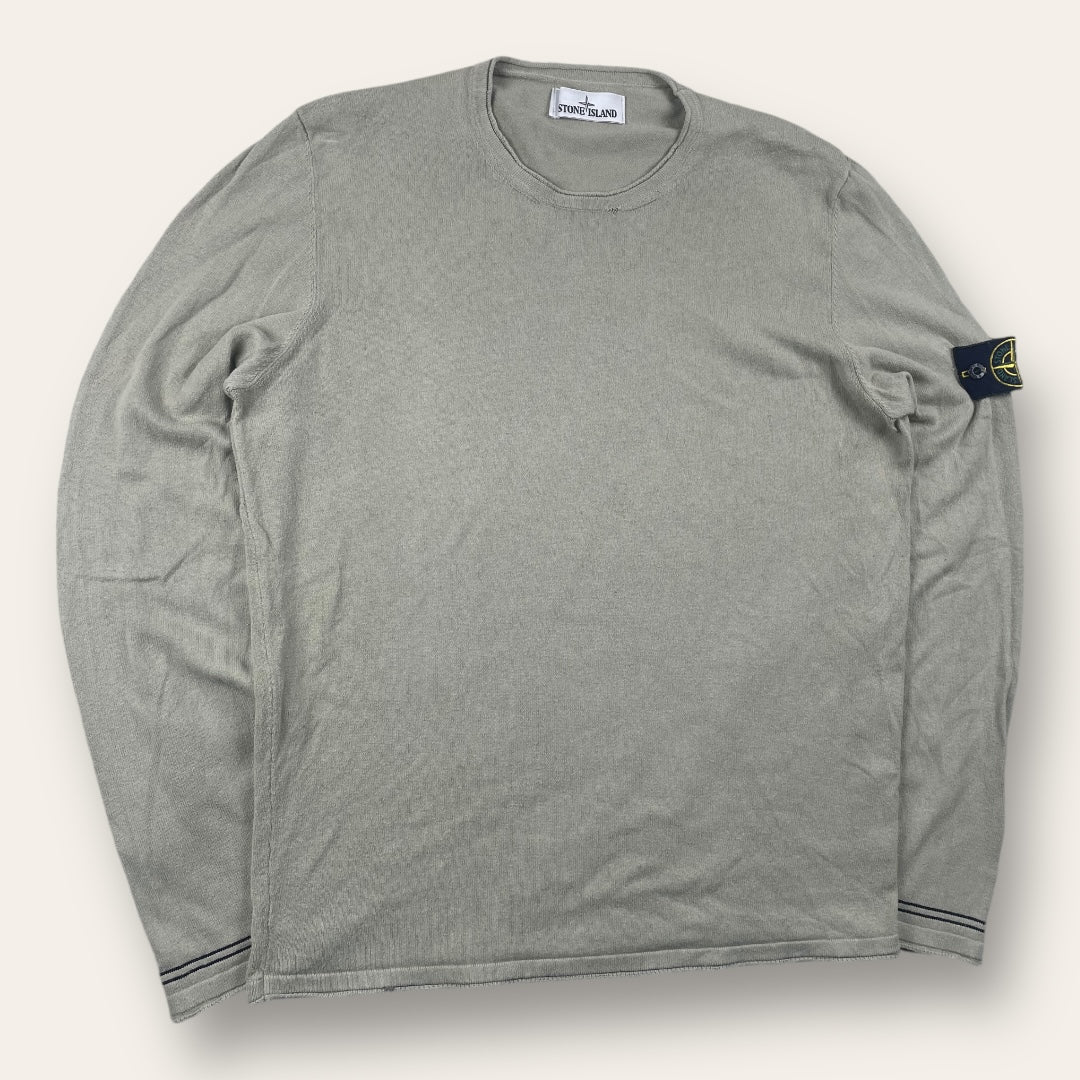 Stone island sweater beige/green - Medium