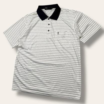 Yves saint laurent polo shirt striped - Medium