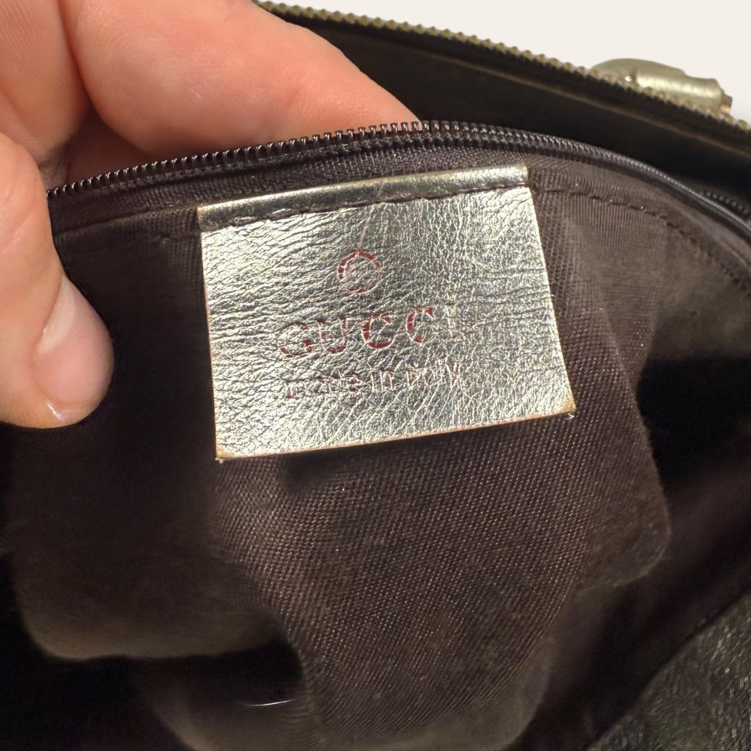 Gucci canvas handbag