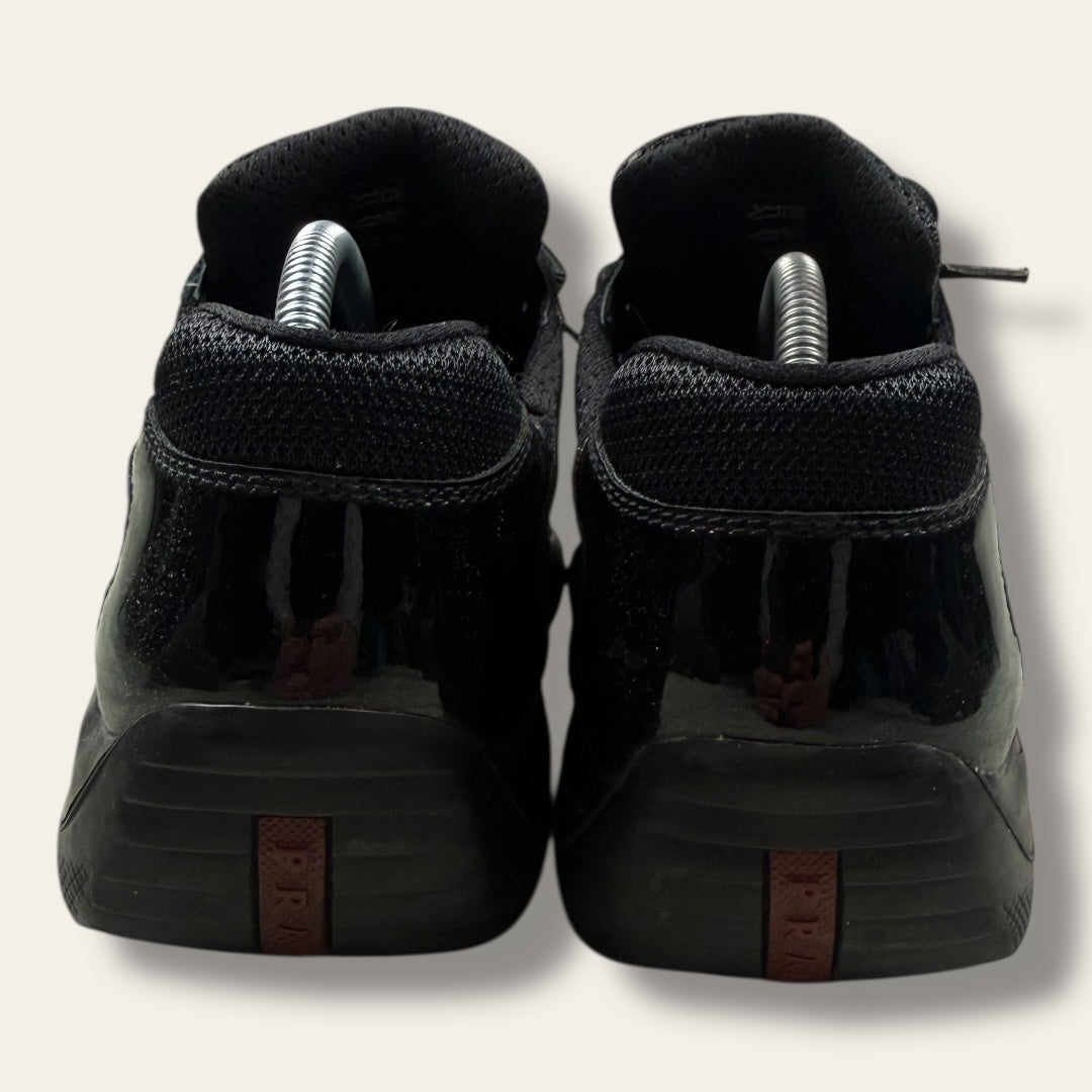 Prada american cups shiny black - 43/44