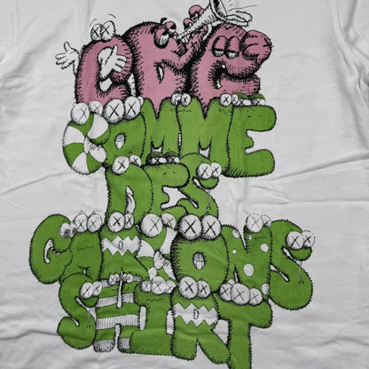 CDG tee white - Large