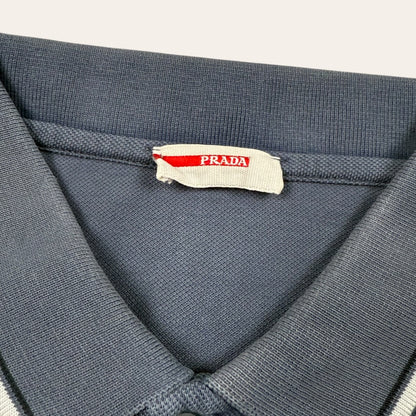 Prada longsleeve polo blue - Large