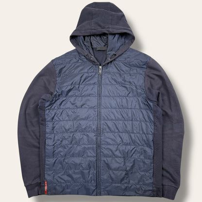 Prada hooded vest navy - Extra large