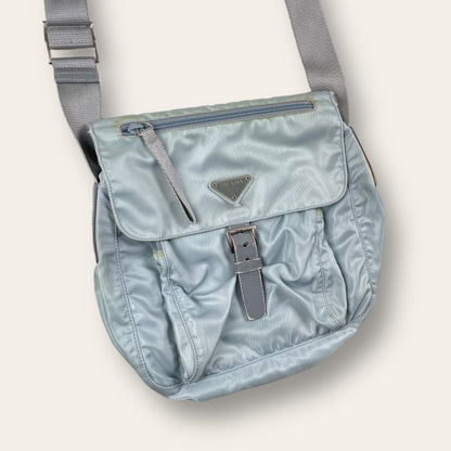 Prada shoulder bag light blue