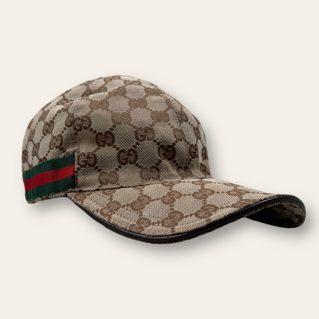 Gucci canvas cap beige - Medium