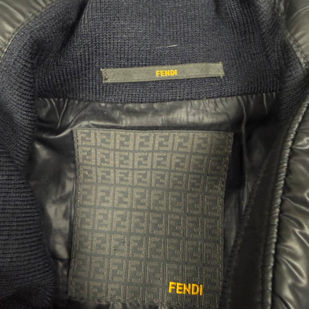 Fendi monogram jacket black - Medium