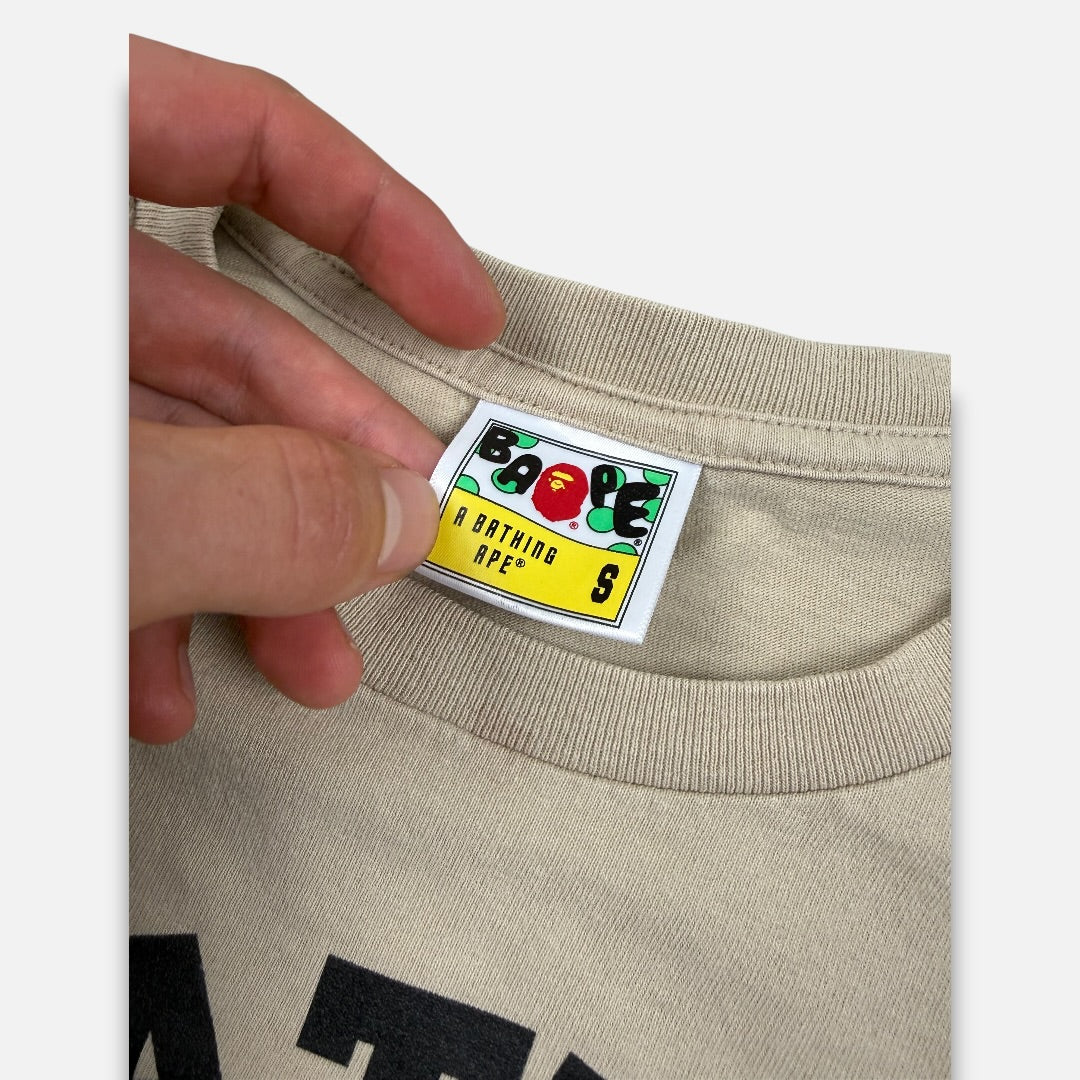 Bape tee creme - Small