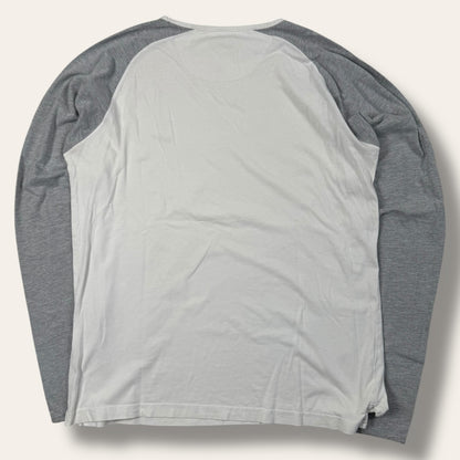 Nike 00’s longsleeve white/grey - large