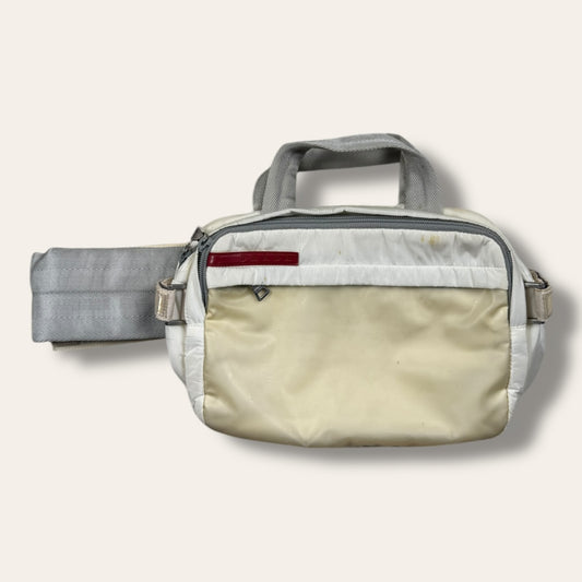 Prada sport waist bag beige