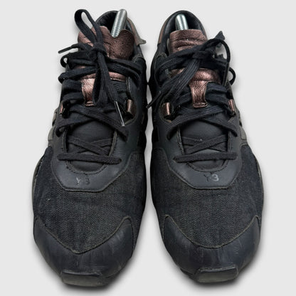 Y-3 low top sneakers black/bronze - 42,5