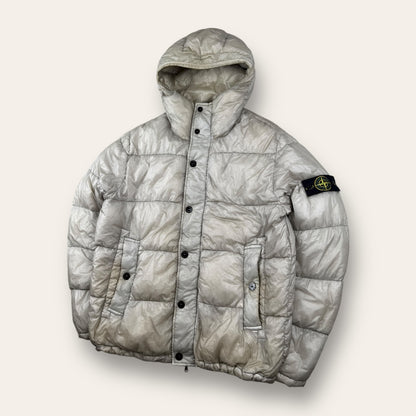 Stone Island garment dyed down_26 GR X SQM_N Puffer jacket crême - XL