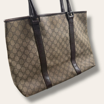 Gucci canvas handbag