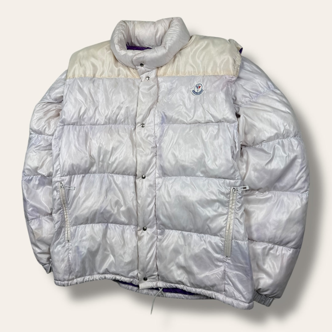 Moncler vintage puffer jacket white - Extra large