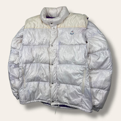 Moncler vintage puffer jacket white - Extra large