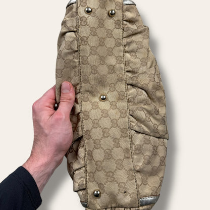 Gucci canvas handbag
