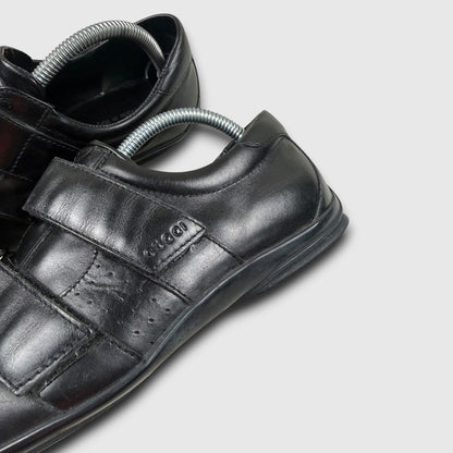 Gucci leather velcro strap shoes black - 42,5