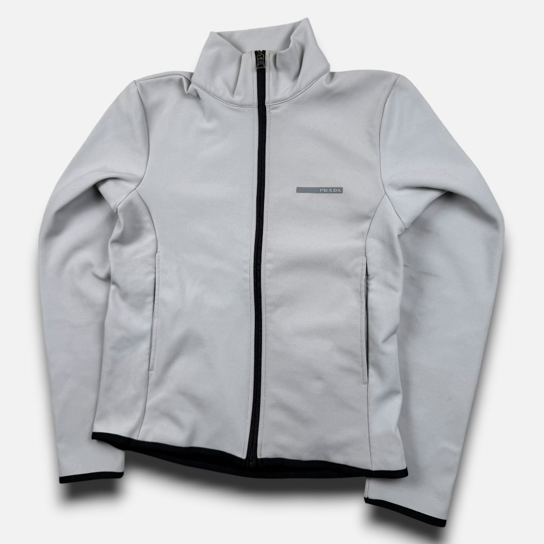 Prada zip up vest women’s grey - Medium