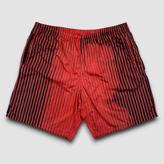 Prada sports black tab swimming shorts red - Large