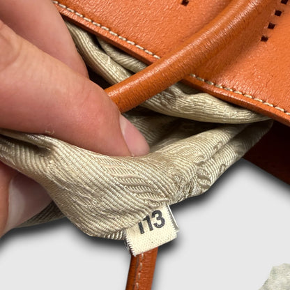 Prada tote bag orange