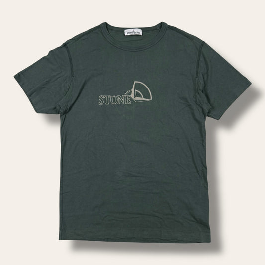 Stone Island tee dark green - Large