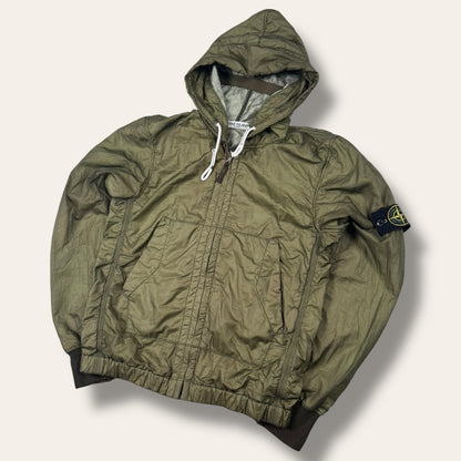 Stone Island jacket dark green - Small