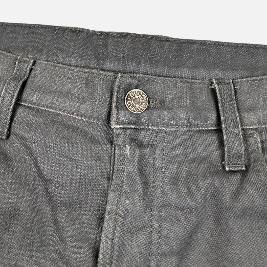 Gucci washed jeans grey - Large