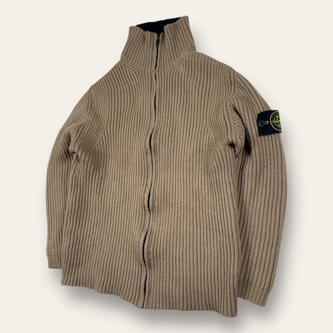 Stone island zip-up beige - Small