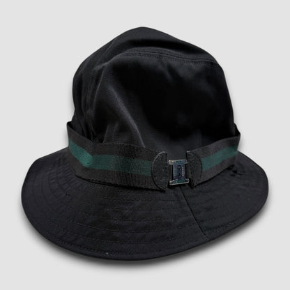 Gucci Bob bucket hat black/dark green - medium