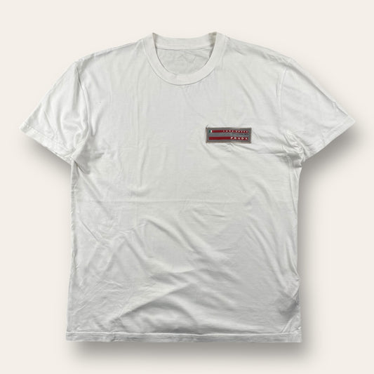 Prada Luna Rossa tee white - Medium