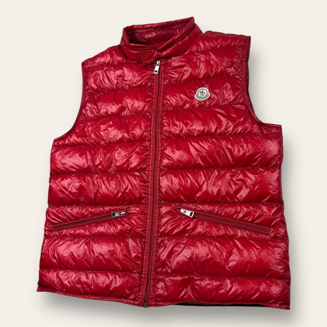 Moncler Gui gilet red - Medium (3)