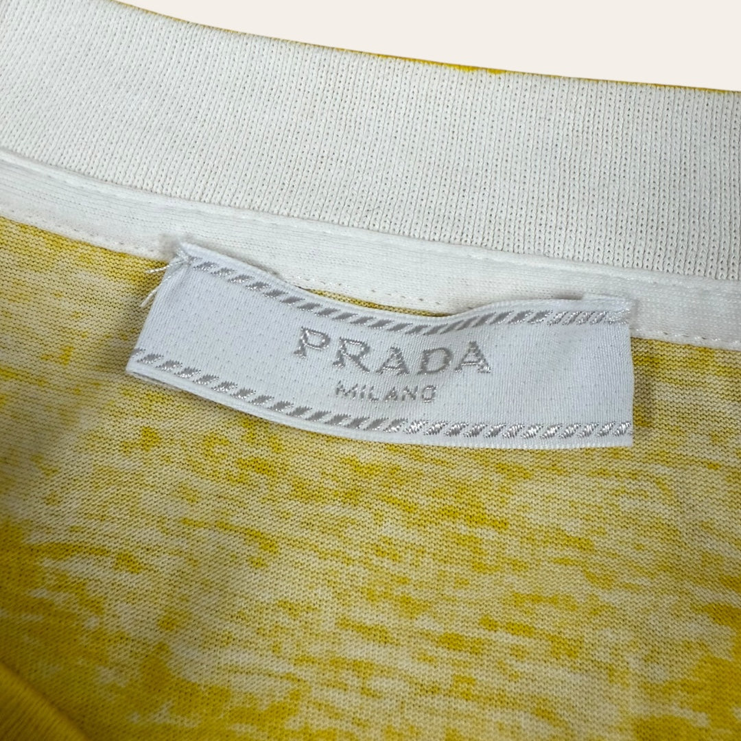 Prada tee 2018 white/yellow - Small