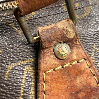 Louis vuitton speedy 30 monogram canvas bag brown