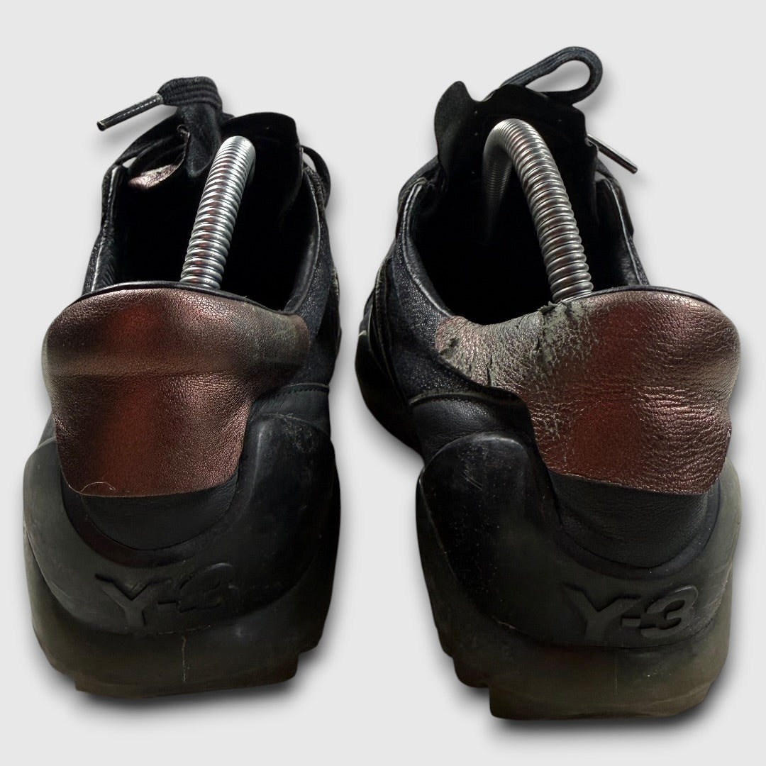Y-3 low top sneakers black/bronze - 42,5