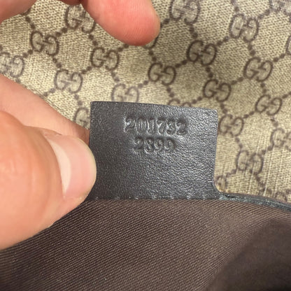 Gucci canvas shoulder bag