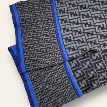 Fendi scarf grey/blue