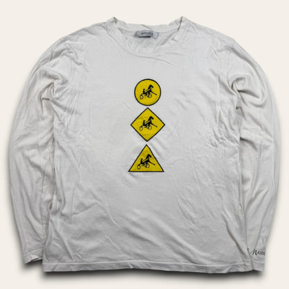Yves saint Laurent 2008 longsleeve white - Medium