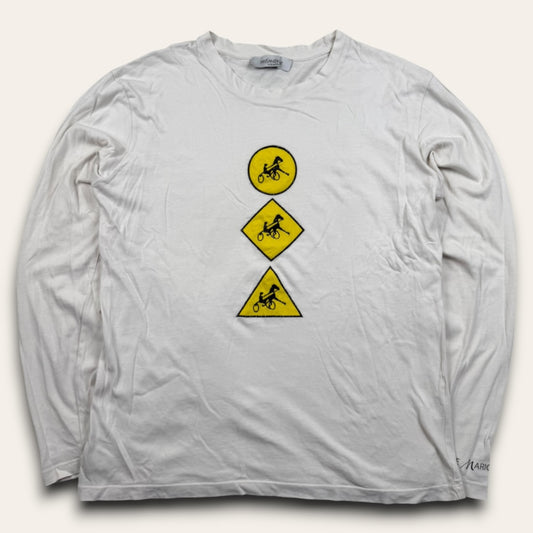 Yves saint Laurent 2008 longsleeve white - Medium