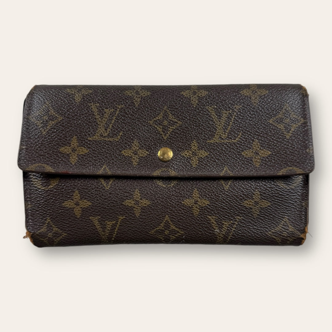 Louis Vuitton wallet brown