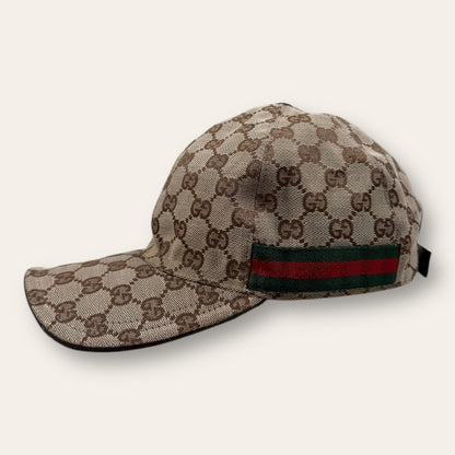 Gucci canvas cap beige - Medium