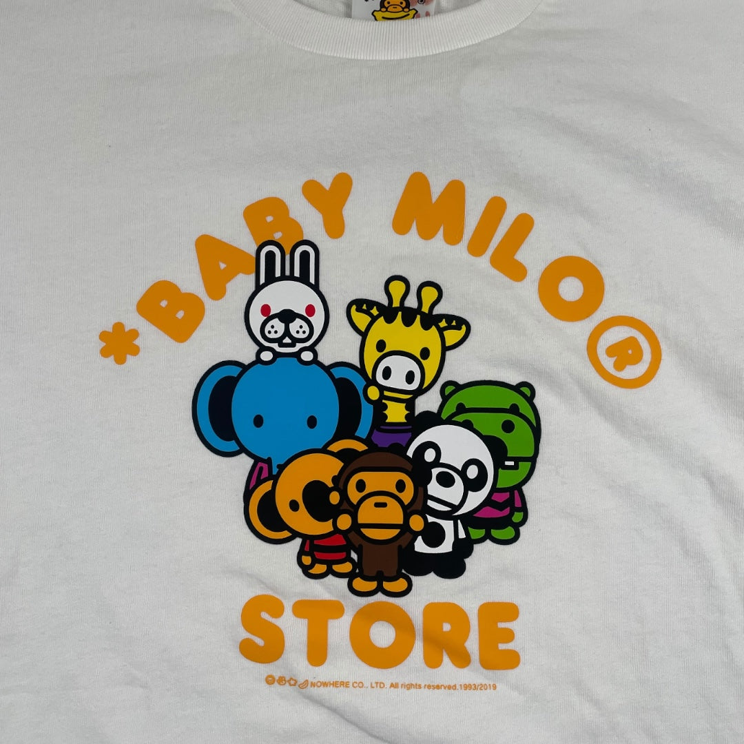 Bape baby milo tee white - Medium